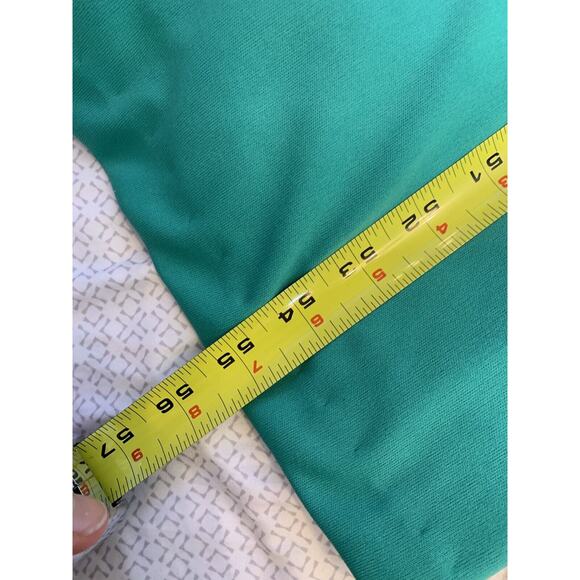 vintage 1960s 70s maxi dress emerald green long sleeve feather cuffs - Picture 9 of 9